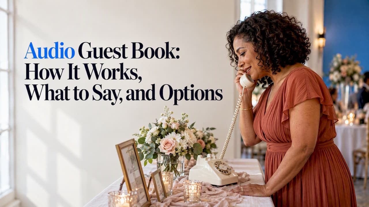 Audio Guest Book: How It Works, What to Say, and Options