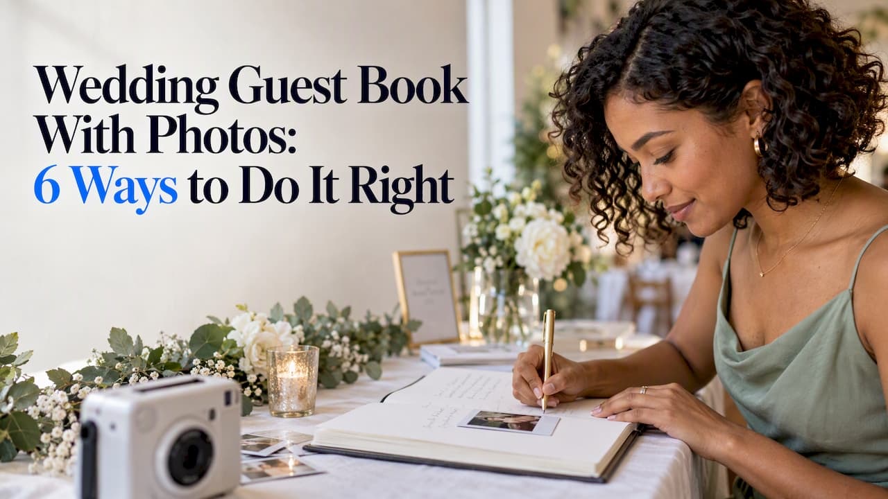 Wedding Guest Book With Photos: 6 Ways to Do It Right